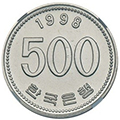 500 won Back